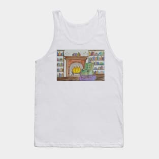 Cozy Book Nook Tank Top